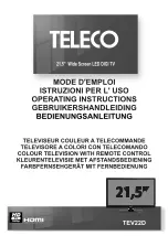 Teleco TEV22D Operating Instructions Manual предпросмотр