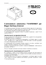 Preview for 2 page of Teleco TV-INTERNET Manual