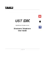 Preview for 1 page of Teleco UST DK User Manual