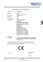 Preview for 39 page of Teleco WFT400 Installation Manual And User'S Manual