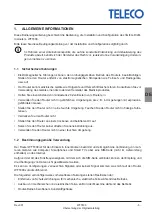 Preview for 43 page of Teleco WFT400 Installation Manual And User'S Manual