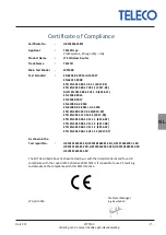 Preview for 63 page of Teleco WFT400 Installation Manual And User'S Manual