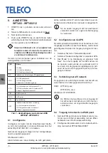 Preview for 60 page of Teleco WFT402 Manual