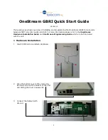Telecom FM OneStream GBRI Quick Start Manual preview