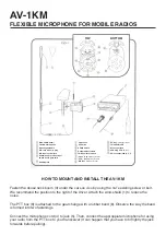 Предварительный просмотр 1 страницы Telecom AV-1KM Series Manual