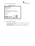 Preview for 4 page of Telecom CellFax Plus Installation And User Manual