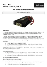 Telecom DC Instruction Manual предпросмотр