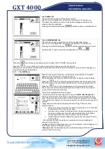 Preview for 8 page of Telecom GXT 4000 Manual