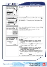 Preview for 14 page of Telecom GXT 4000 Manual