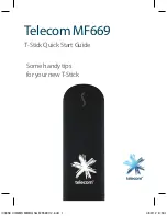 Telecom MF669 Quick Start Manual preview