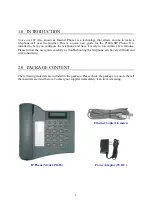 Предварительный просмотр 4 страницы Telecom P160S Quick User Manual