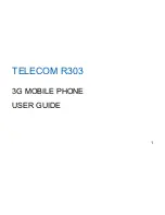 Предварительный просмотр 2 страницы Telecom R303 User Manual