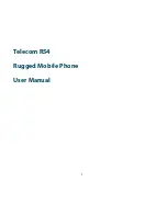 Telecom R54 User Manual preview