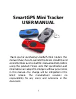 Предварительный просмотр 1 страницы Telecom SmartGPS Mini User Manual