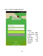 Предварительный просмотр 31 страницы Telecom SmartGPS Mini User Manual