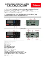 Telecom SX-201 Instruction Manual предпросмотр