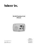 Preview for 1 page of Telecor VS-600 Manual