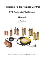 Telecrane F21 Series Manual preview