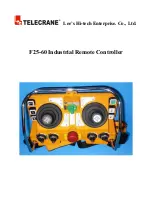 Предварительный просмотр 1 страницы Telecrane F25-60 Operating Instructions Manual