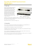 Preview for 4 page of Telect 009-8005-1404 Installation Manual