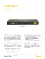 Telect nrgSMART nrgCONTROL-BT Installation Manual preview