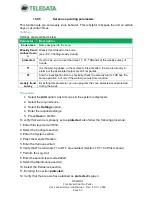 Preview for 59 page of Teledata s.r.l. ONEMINI User And Installation Manual