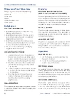 Preview for 20 page of Teledex A Series User Manual