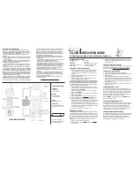 Teledex CL 1200 Series CL1205 User Manual preview