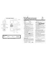 Preview for 1 page of Teledex DCT1900 User Manual