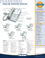 Preview for 2 page of Teledex Diamond 3 Specifications