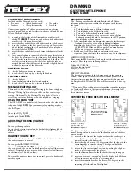 Preview for 1 page of Teledex Diamond L2-10E User Manual