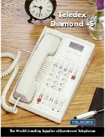 Предварительный просмотр 1 страницы Teledex Diamond +S Specifications