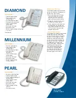 Preview for 3 page of Teledex Guestroom Phones Features