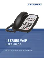 Teledex I SERIES User Manual preview