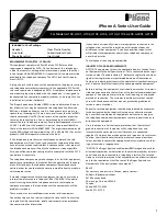 Preview for 1 page of Teledex iPhone A100 User Manual