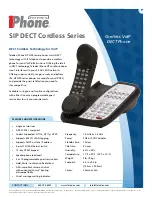 Teledex SIP DECT Series Specifications preview