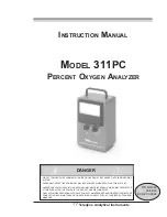 Preview for 1 page of Teledyne Analytical Instruments 311PC Instruction Manual