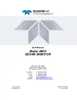 Preview for 1 page of TELEDYNE API Everywhereyoulook 480H User Manual