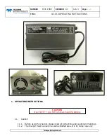 Preview for 1 page of Teledyne Battery Products GC-012 Operating Instructions