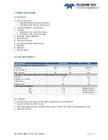 Preview for 5 page of Teledyne e2V EV71YC1CNT2010-BA0 User Manual