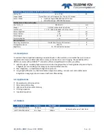 Preview for 6 page of Teledyne e2V EV71YC1CNT2010-BA0 User Manual