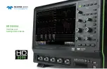 Preview for 1 page of Teledyne Lecroy HDO4000A Getting Started Manual