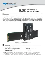 Preview for 1 page of Teledyne Lecroy PCI Express Gen4 OCP NIC 3.0 Interposer User Manual And Quick Start Manual