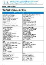 Предварительный просмотр 11 страницы Teledyne Lecroy PP016 Operator'S Manual