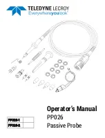 Teledyne Lecroy PP026 Series Operator'S Manual preview