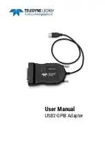 Preview for 1 page of Teledyne Lecroy USB2-GPIB User Manual