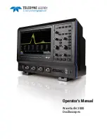 Teledyne Lecroy WaveSurfer 3000 Operator'S Manual preview