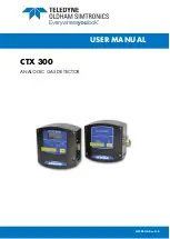 TELEDYNE OLDHAM SIMTRONICS CTX 300 User Manual preview