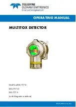 TELEDYNE OLDHAM SIMTRONICS Everywhereyoulook DG-TT7-S Operating Manual preview