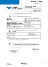 Preview for 71 page of TELEDYNE OLDHAM SIMTRONICS Everywhereyoulook DG-TT7-S Operating Manual